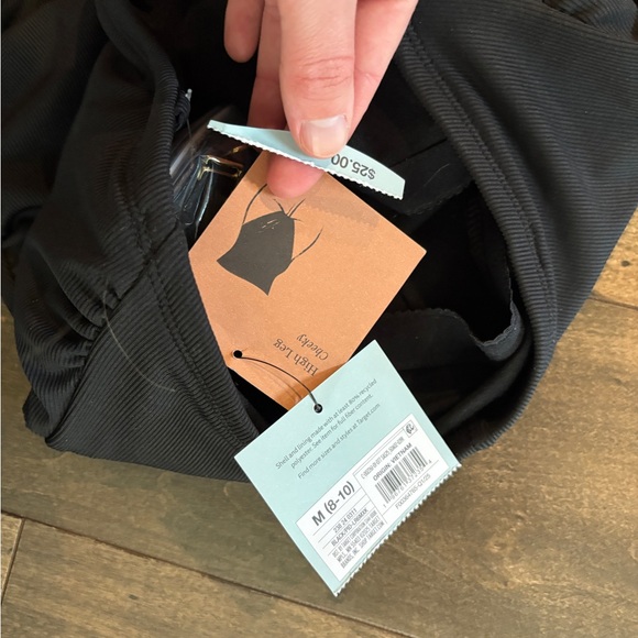 Shade & Shore Black One Piece Swimsuit - Picture 2 of 3